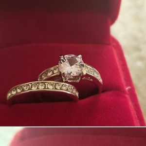 Clear Out Closet   2.0CT LAB CREATED DIAM White sapphire 18k white gold pl.